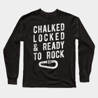 Rock Climbing Mountain Sport Climber Long Sleeve T-Shirt